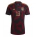 Cheap Germany Thomas Muller #13 Away Football Shirt World Cup 2022 Short Sleeve